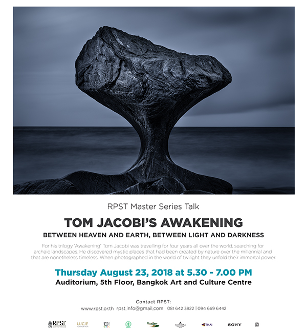 RPST Brings The Award-Winning Photographer Tom Jacobi from Germany Joins RPST Master Series Artist Talk to Raise Awareness About Climate Change