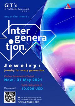 ประกวดออกแบบเครื่องประดับ ครั้งที่ 15 "GIT's World Jewelry Design Awards 2021"