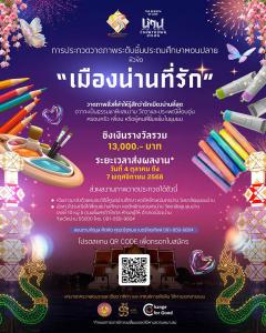 ประกวดวาดภาพ ภายใต้หัวข้อ "เมืองน่านที่รัก" 
