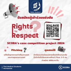 แข่งขันแก้ปัญหา "Rights to Respect : Case Competition"