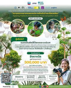 ประกวดภาพถ่ายแมลง และวิดีโอคลิปแมลง ในหัวข้อ "ความหลากหลายของแมลงประเทศไทยในป่าและสิ่งแวดล้อม" ครั้งที่ 1 ประจำปี 2567