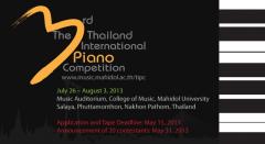 The 3rd Thailand International Piano Competition